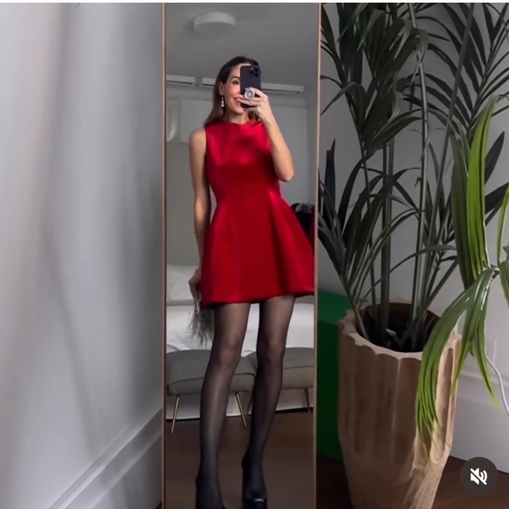 RED VELVET DRESS